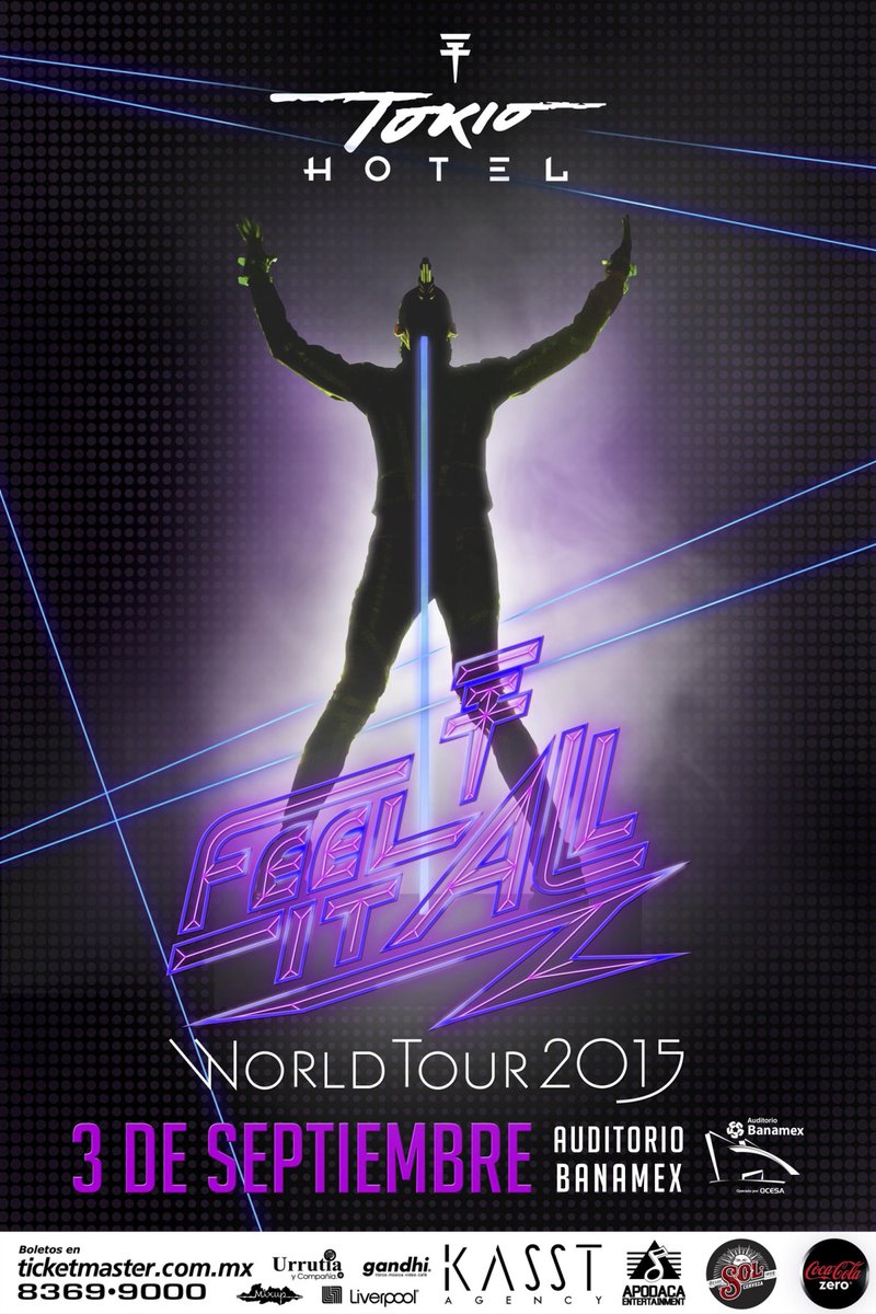 auditbanamex_'s tweet photo. Recuerda que el próximo 3 de septiembre @tokiohotel visitará #Monterrey http://t.co/OrFy8gpfZz http://t.co/Jws6vMEWkW