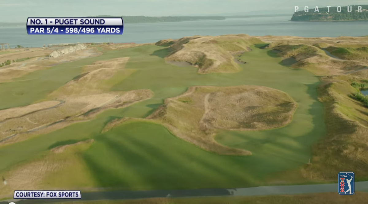 YummyBirdies's tweet photo. #USOpen week has finally arrived. Take an aerial tour of the front 9 at host #ChambersBay
https://t.co/C1NKBzlti3 http://t.co/xrOswF1DT5