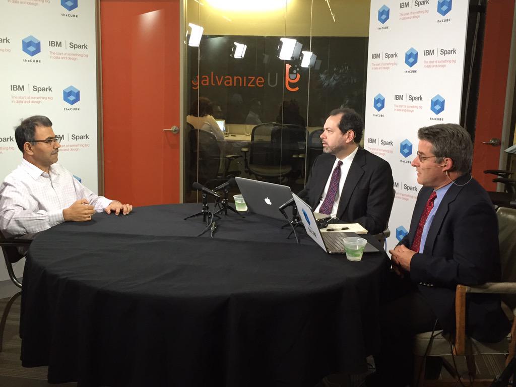 arianagradow's tweet image. #theCUBE is at @galvanize today talking about #Spark and #IBM. Join the conversation at siliconangle.tv