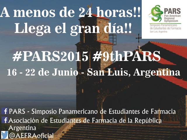 AEFRAoficial's tweet image. A menos de 24 horas! Emoción! Adrenalina! Llega el gran día!
#PARS2015 #9thPARS #IPSFPARS2015
