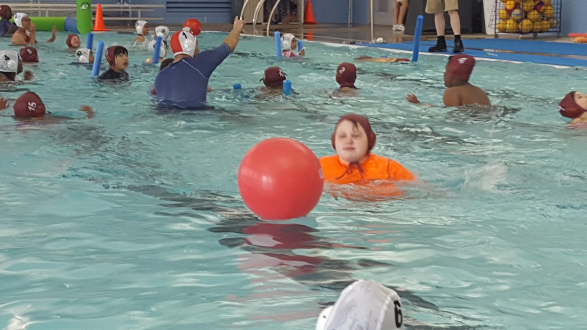 Splash Ball at SwimRVA Summer Camp!!  SPLASH IT UP!!  #Waterpolo #SummerCamp #RVA