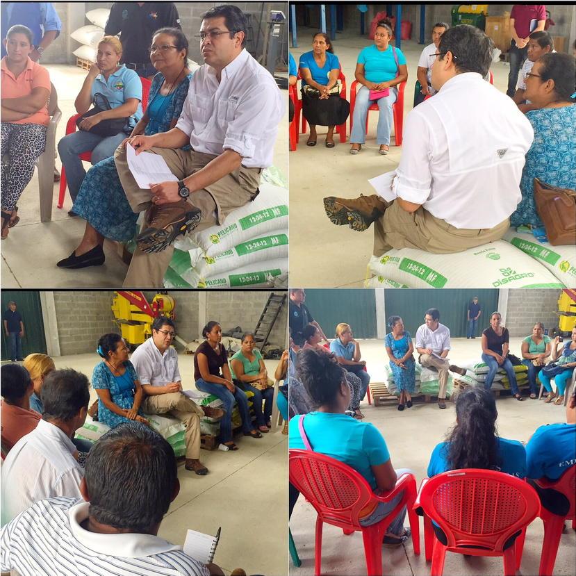 JuanOrlandoH's tweet photo. En @visita_Sorpresa a pequeños productores en Danli, donde otorgaremos financiamiento de fondos FIRSA http://t.co/ewtu1yztTx