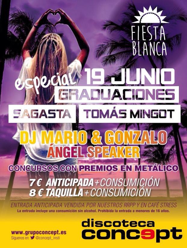 gonzalo27m's tweet photo. Vamos terminando la temporada en @concept_insti os esperamos a tod@s este viernes vestidos de blanco #ibiza #party http://t.co/jxsq1Gpv7N
