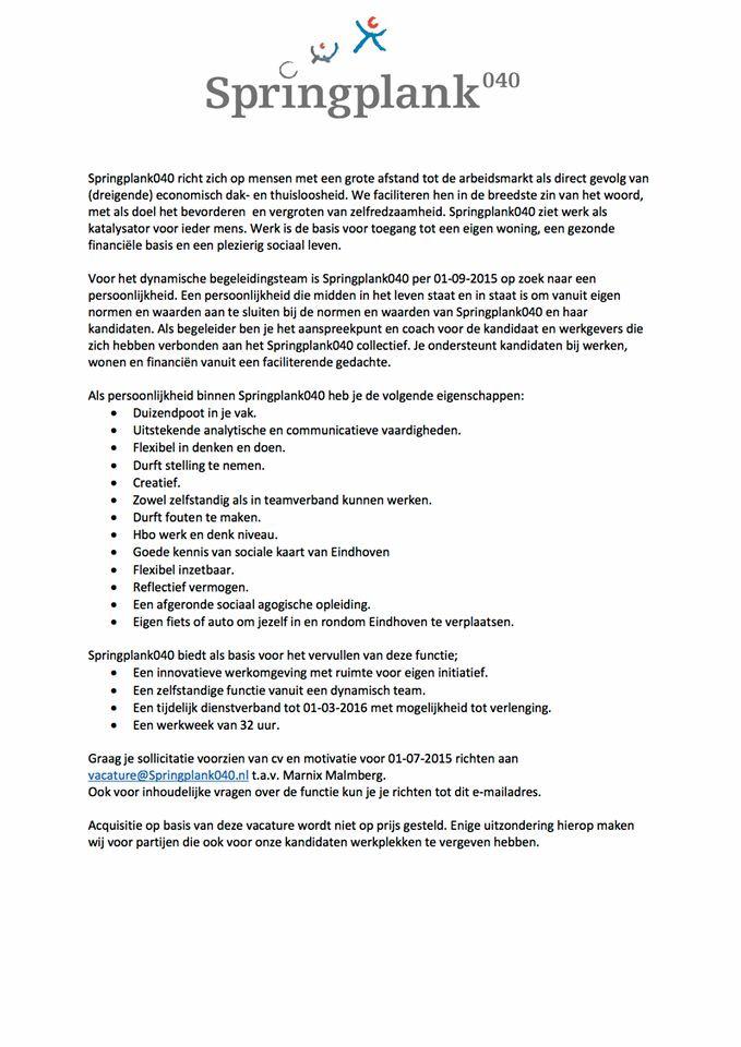 ThijsEradus's tweet photo. Een mooie vacature bij @springplank040 (al zeg ik het zelf). Wie komt ons versterken? http://t.co/iUn8nmJCIq
