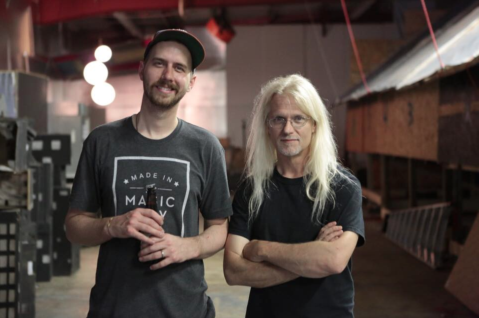 2threefiveFilms's tweet image. Our very own Dan King and Steve Ashlee. Photo by Jaysen Michael (bit.ly/1BipmyR) #2threefive #filmmaking