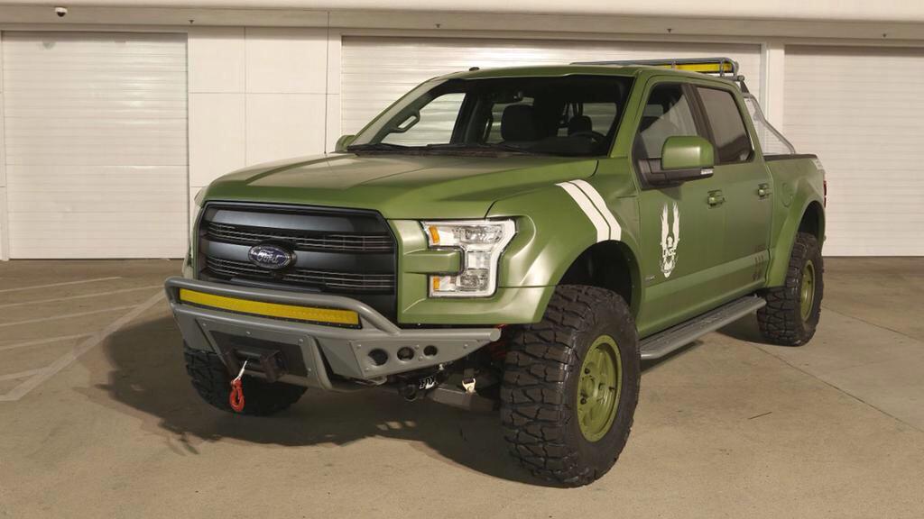 AutosDesign's tweet photo. Wow para los amantes y no de #Halo Esta es la #Ford F-150 Halo Sandcat, inspirada en el juego 'Halo 5: Guardians' http://t.co/7rPpHQKnN0