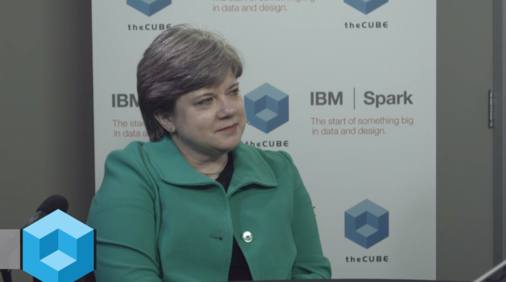 theCUBE's tweet image. Live now on #theCUBE, Beth Smith, IBM.  Join us at siliconangle.tv/ibm-spark-summ… #SparkInsight