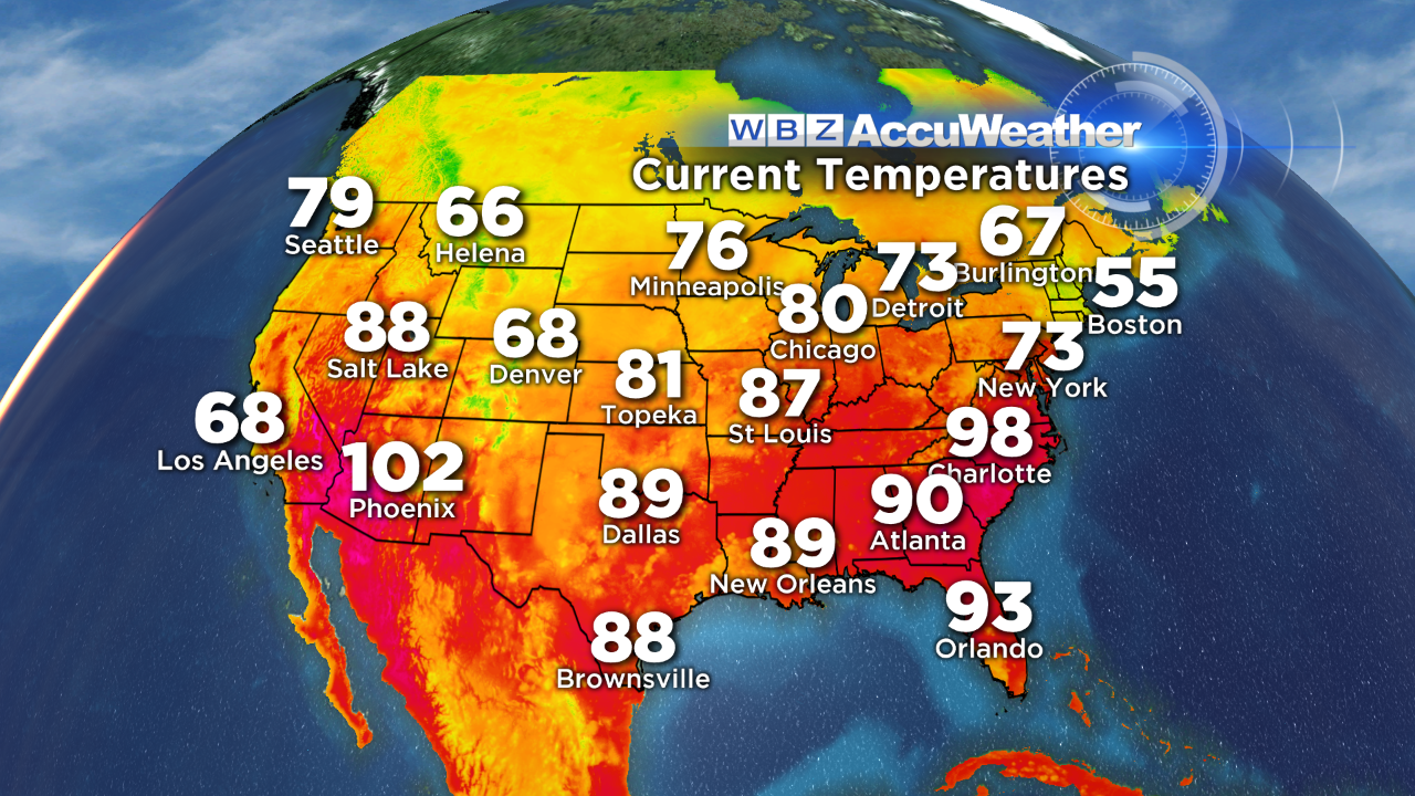 Current Temperature World Map