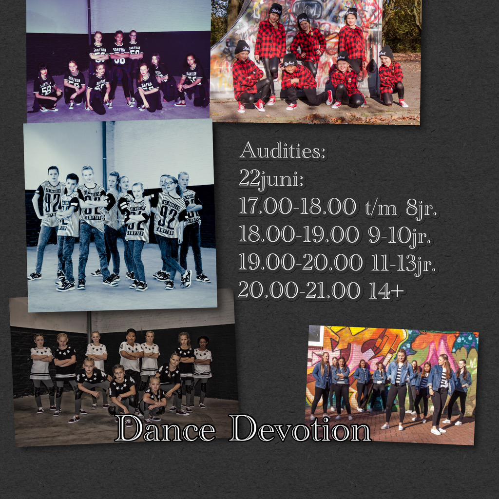 Audities voor onze bestaande en of nieuwe wedstrijd teams!!