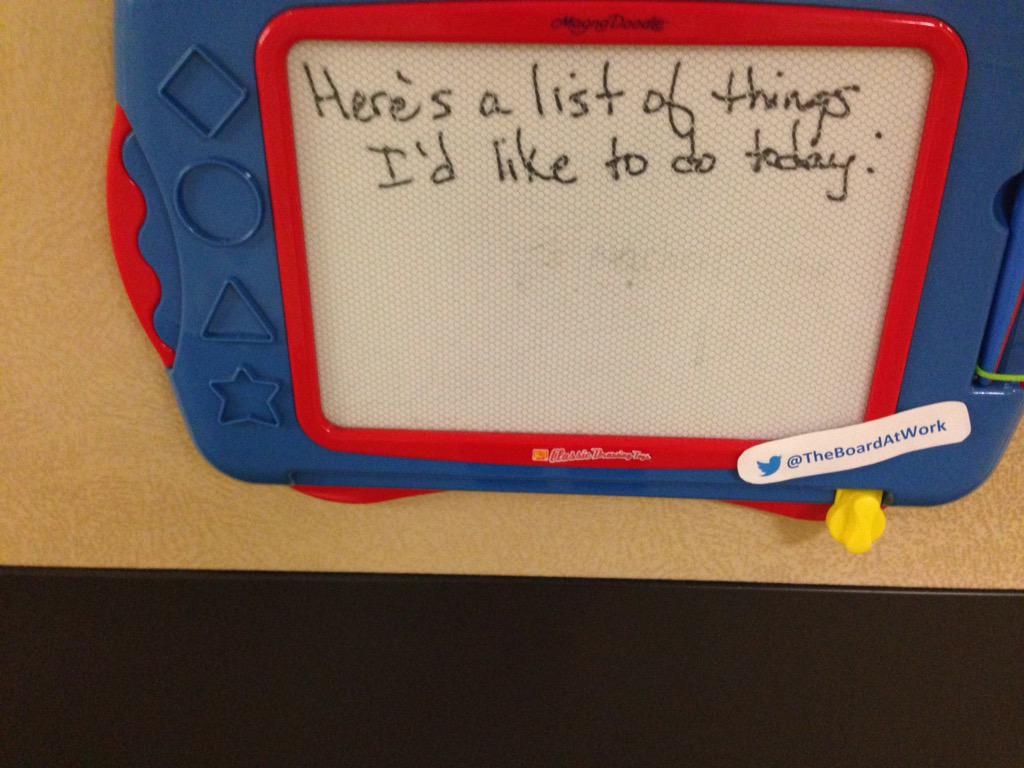 TheBoardAtWork's tweet photo. #ToDo http://t.co/iDK0sSJodv