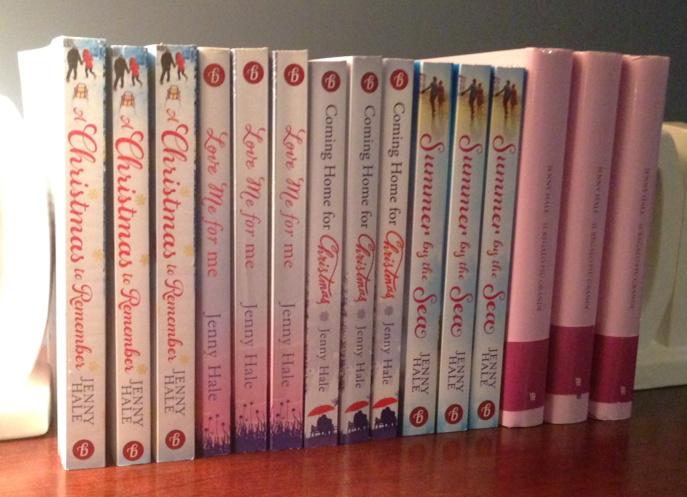 jhaleauthor's tweet image. My author copies spot is getting small. #goodproblem