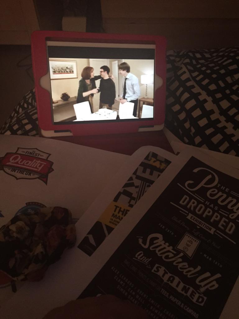 ralphGraphics's tweet image. What could be better than a bit of Friday night dinner to accompany working late... @rosentweets