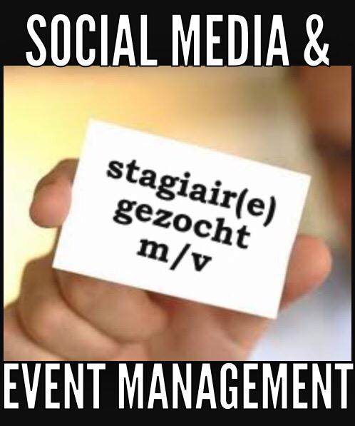 Wil jij graag twitteren tijdens je #stage ? Dan hebben wij een stageplek! #marketing #events bedrijfsfeest.nl/stage