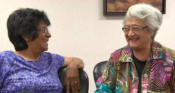 cbcasithappens's tweet image. Manitoba residential school survivor, teacher reunite after 50yrs. @CBCInfoRad audio@6:39pm cbc.ca/1.3113270