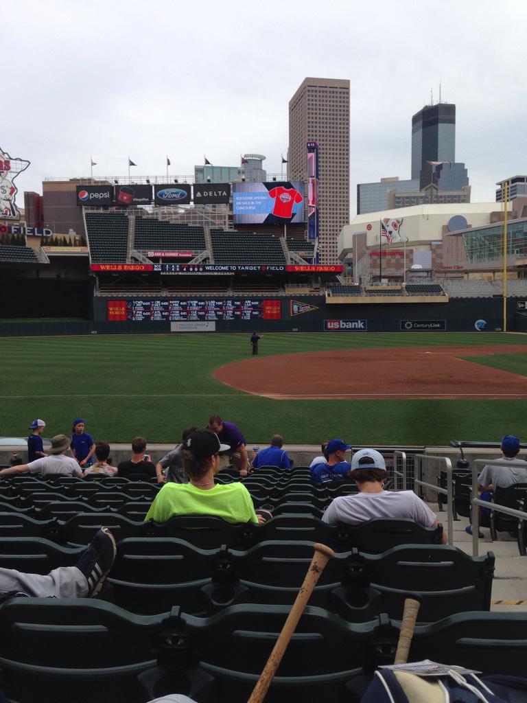ChanStormBase's tweet image. Big thanks to the @Twins for the opportunity to play here-what an experience!