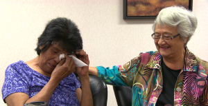 .<a href="/CBC_Aboriginal/">CBC_Aboriginal</a>: Student/teacher reunion for #TRC 
cbc.sh/S3XFVNM
<a href="/cbcasithappens/">As It Happens</a> <a href="/CBCNews/">CBC News</a>