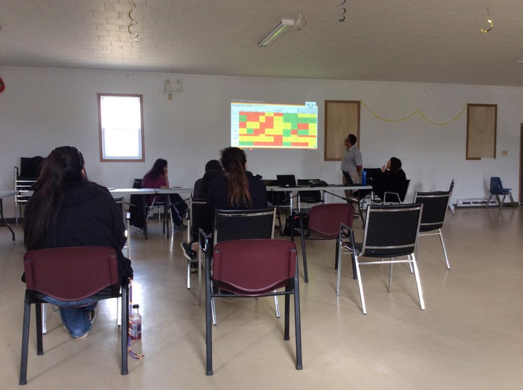 Community getting briefed on the Operational Review and Preliminary Audit.