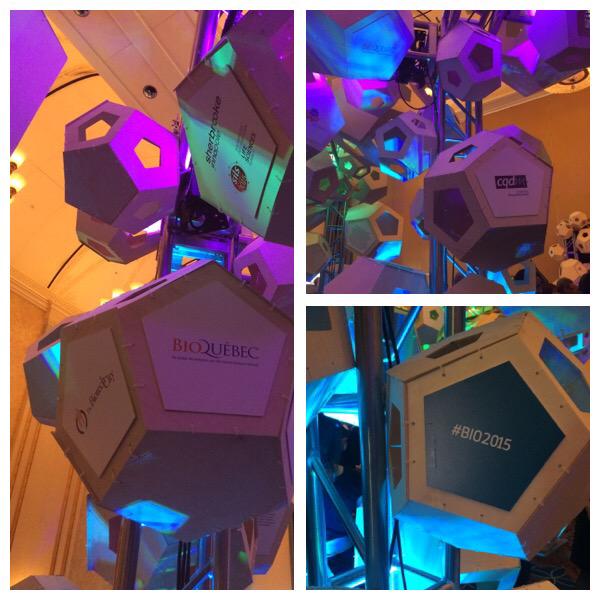 Bravo #bioquebec amazing installation by #BIO2015CDN <a href="/LaCamaraderie/">La Camaraderie</a> <a href="/CQDM_Canada/">CQDM</a>
