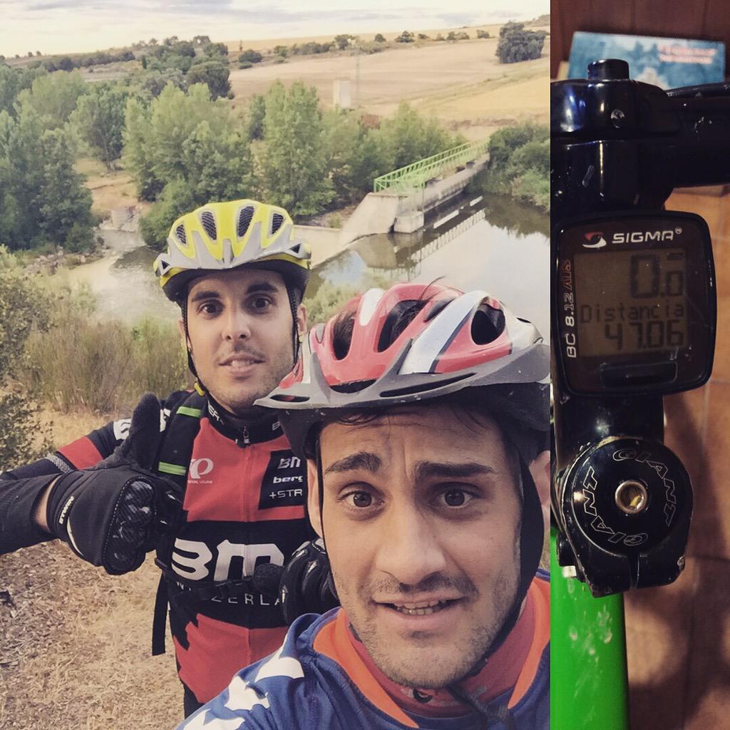 Buena ruta con el bro <a href="/jandromonta4/">alejandro</a> para empezar la semana 💪🏻🚵🏻✌️✌✌✌✌