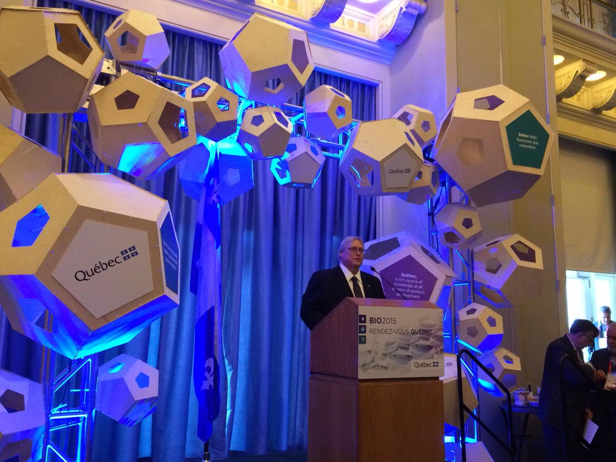 Welcoming remarks from Health Minister Gaétan Barrette at Rendez-vous Québec #partnertoproper #bio2015