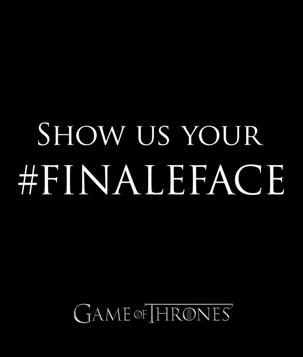 snapdapp's tweet photo. Show us your #GoT reaction #finaleface with @snapdapp http://t.co/gbCtI9v2eK