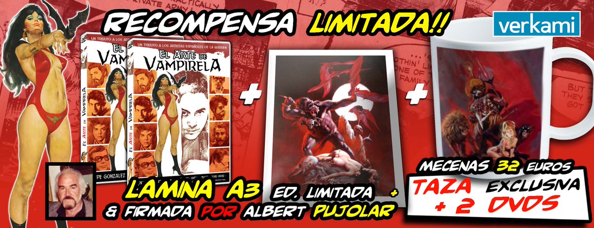 Tenemos NUEVAS RECOMPENSAS!!
Gracias por apoyarnos!!
verkami.com/projects/12132