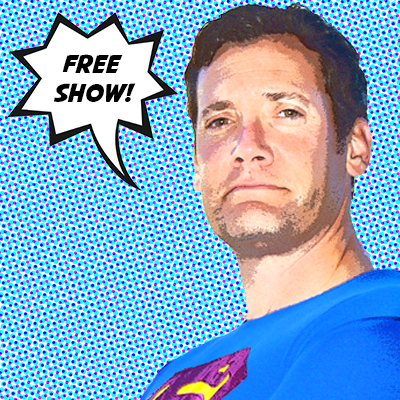 SupermanVanWa's tweet photo. The #supermanradio show is Thurday June 18th @KigginsTheatre . Doors open 6 pm show starts at 7pm. #cmdc http://t.co/JNVYarcM2V