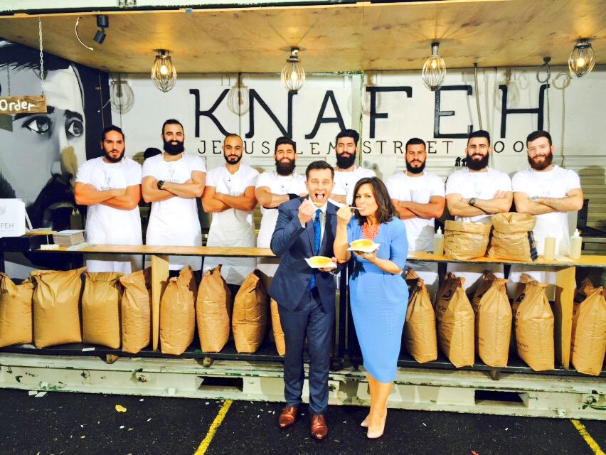 TheTodayShow's tweet photo. We love these Bearded Bakers! Come back soon guys! @KnafehBakery #Today9 http://t.co/fJ07hjz3xC