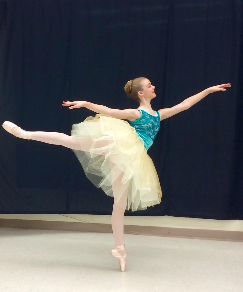 My ballerina before her last dance recital. She has decided to quit ballet. 😢