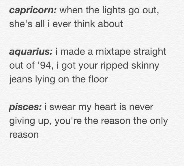 5sos Astrology On Twitter The Signs As 5sos Lyrics