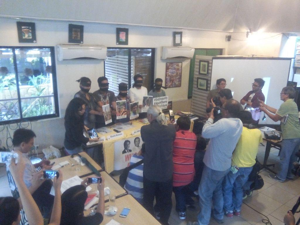 ipt_ph's tweet image. At #PeoplesTribunal presscon: Manindigan ka para sa hustisya #EndImpunity @ipt_2015  @inquirerdotnet @PhilippineStar