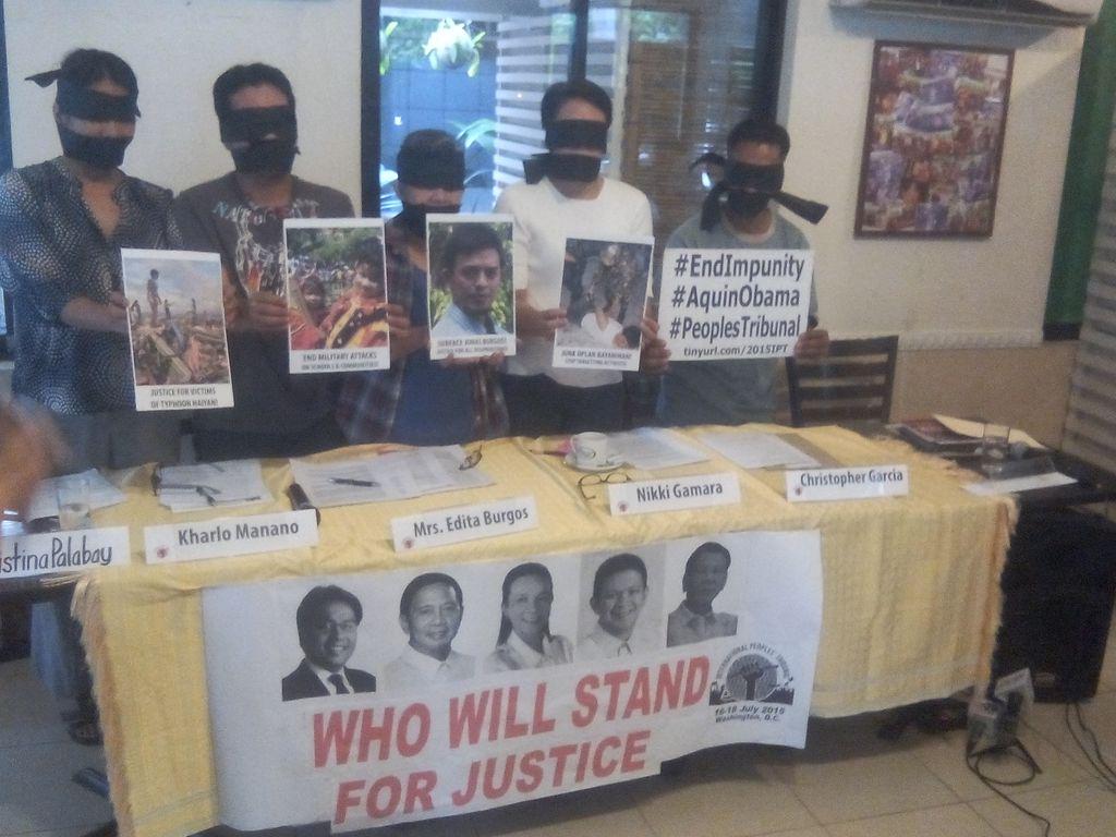 ipt_ph's tweet image. At #PeoplesTribunal presscon: Manindigan ka para sa hustisya #EndImpunity @ipt_2015  @inquirerdotnet @PhilippineStar