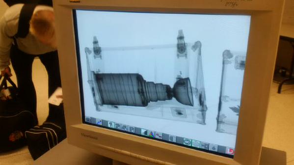 SportsCenter's tweet photo. The Stanley Cup has passed through security and will be in the building tonight. (via @keeperofthecup) http://t.co/HDzXTD9485
