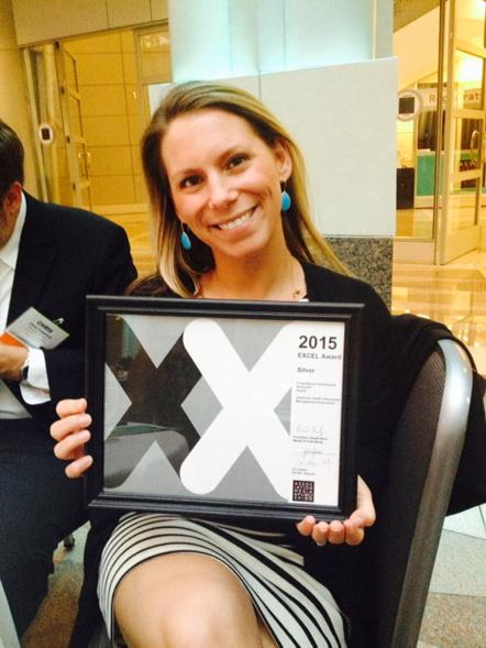CJHartin's tweet image. WooHoo! #amp15 Excel Silver award for AHIMA planner @BrittanyShoul @jennisweitzer @azender @Network_Media