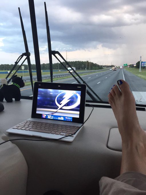 Wadda ya do if directv goes out on the road but you HAVE to watch the game? YOU STREAM THAT BITCH! GO<a href="/tag/gobolts"class="tags"><span>#gobolts</span></a>