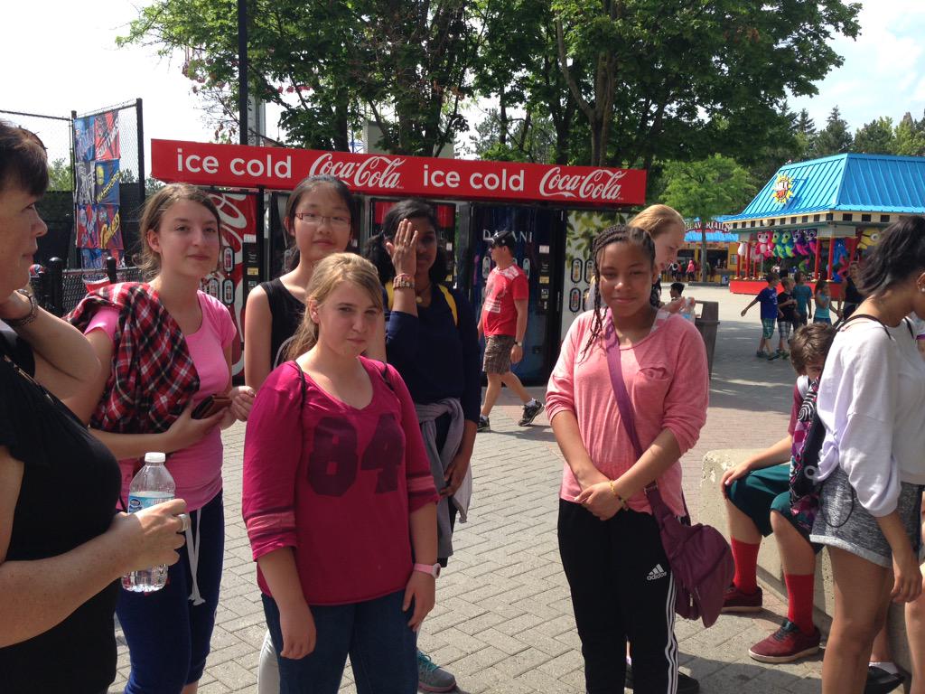 Thanks to the gr 8 students and teachers for an amazing day at Canada's Wonderland!