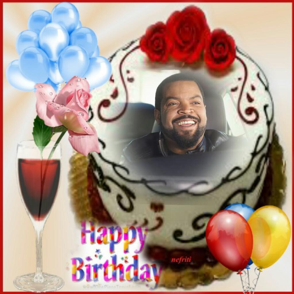 Happy birthday ice cube 