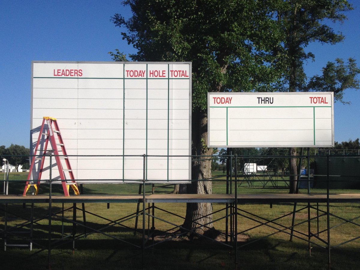 It's almost time for the real scores to come out.. Leaderboard are going up fast! #USSeniorOpen