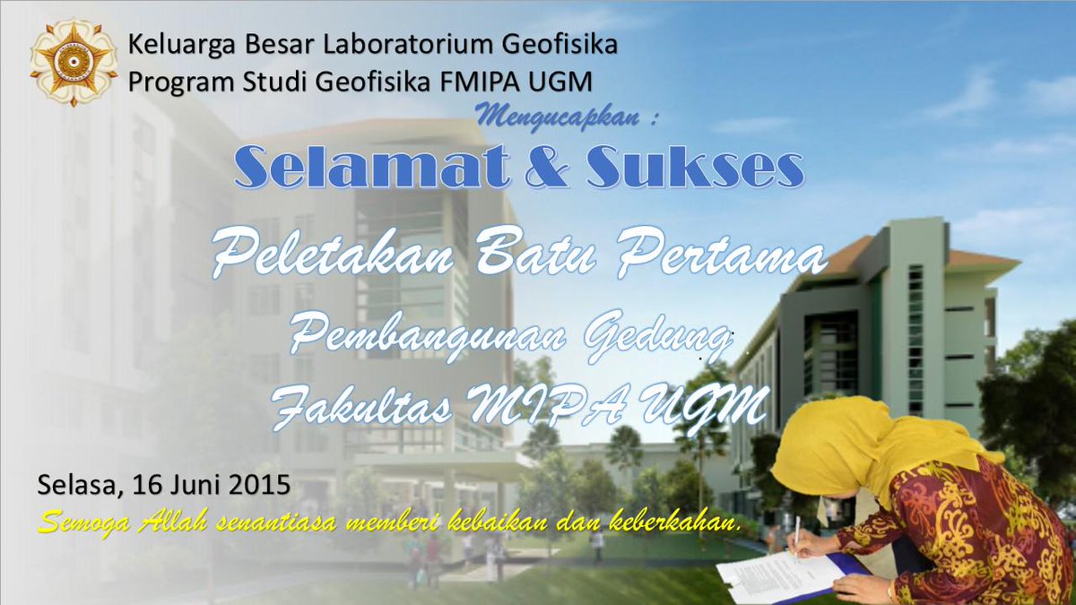 Selamat dan Sukses <a href="/mipaugm/">mipaugm</a>