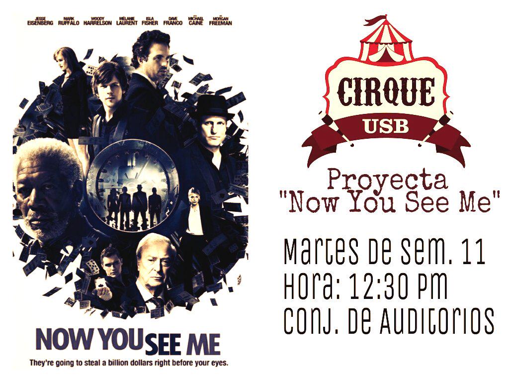 CirqueUSB's tweet image. Los ilusionistas te robarán mucho más que aplausos...
La cita es mañana/12:30pm/Conj. De Auditorios
@FCEUSB