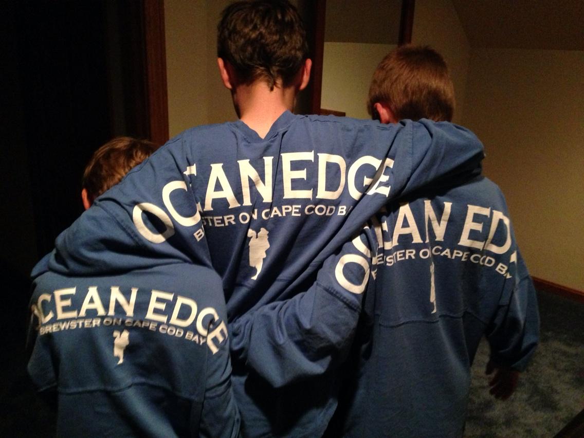 capecodHT's tweet image. Shopshesells! My boys in their fabulous Ocean Edge shirts!