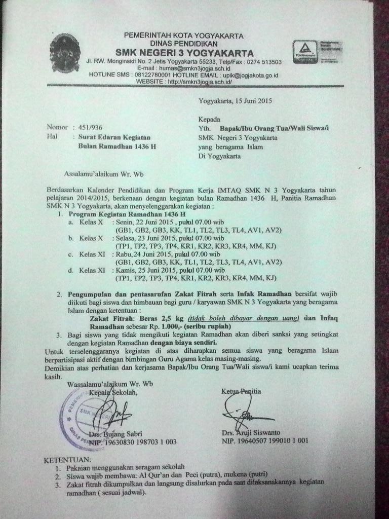 Surat Edaran Zakat Fitrah Di Sekolah Kumpulan Contoh Surat Surat Edaran Zakat Fitrah Di Sekolah Kumpulan Contoh Surat