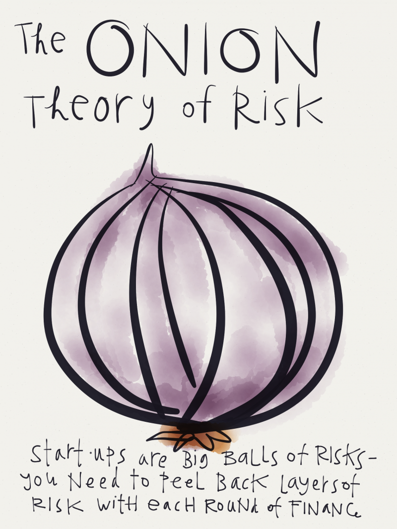 girisimplus's tweet photo. The onion theory of risk  ... #girisimplus #startupsecrets15 #theoniontheory http://t.co/wq3akU3dv6
