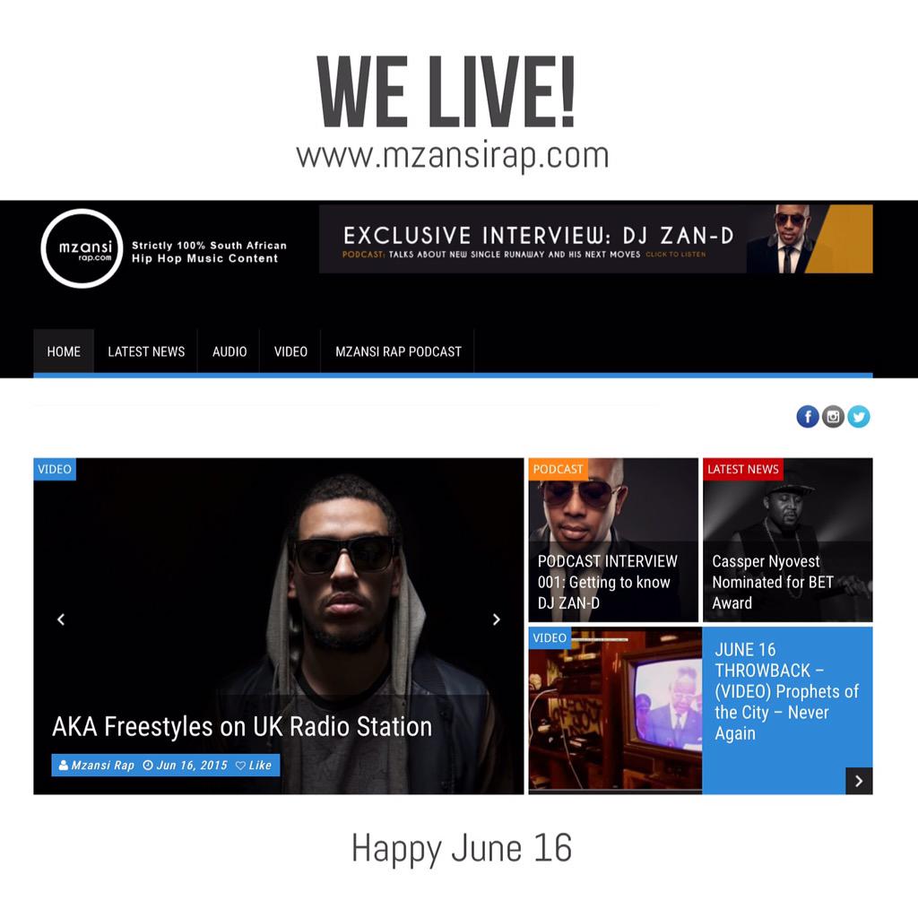 mzansiRAP_com's tweet image. Welcome to MzansiRAP, We are agents of South African Hip Hop. #HappyYouthDay #MzansiRAP mzansirap.com