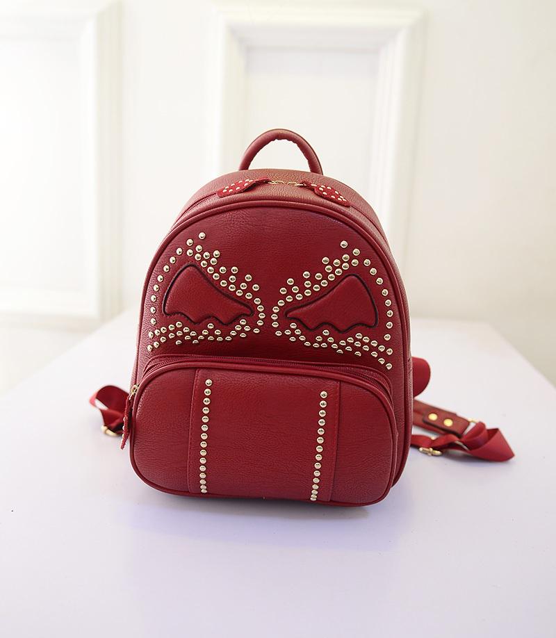 Ready stock Bat Eye backpack Red
Material: syntethic leather
Price: Rp. 199.000
