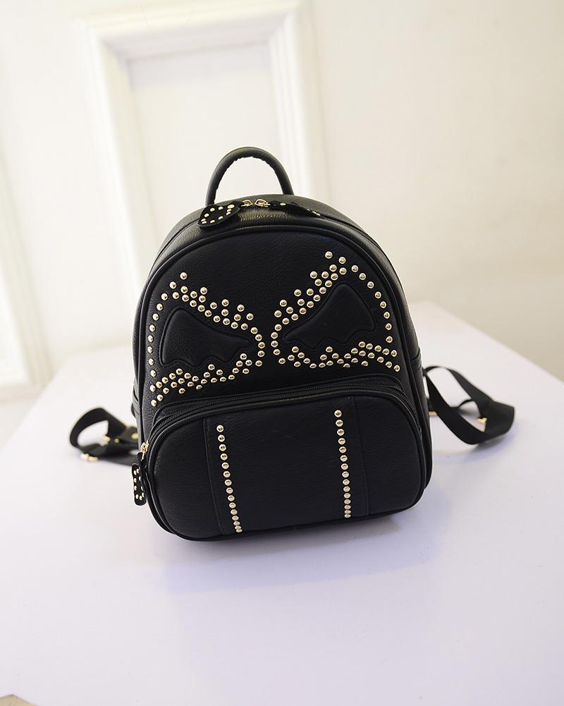 Ready stock Bat Eye backpack black
Material: syntethic leather
Price: Rp. 199.000