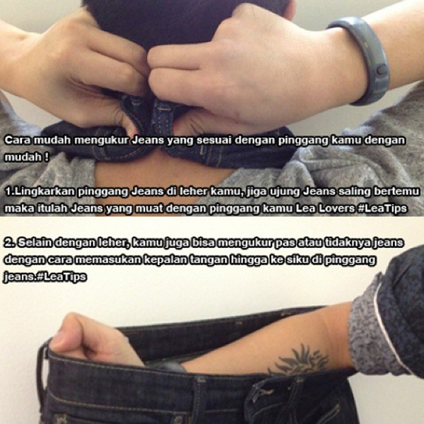 leajeans's tweet photo. Mau tahu caranya apakah celana jeans muat di kita atau tidak? Ikuti tips pada gambar berikut ini #leatips http://t.co/JqPoMfAbFv