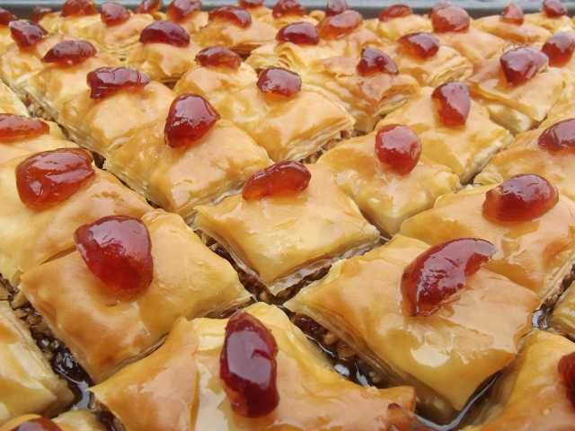 Looking for something special, but simple to make: Cherry &amp; hazelnut baklava goo.gl/1nV4F2