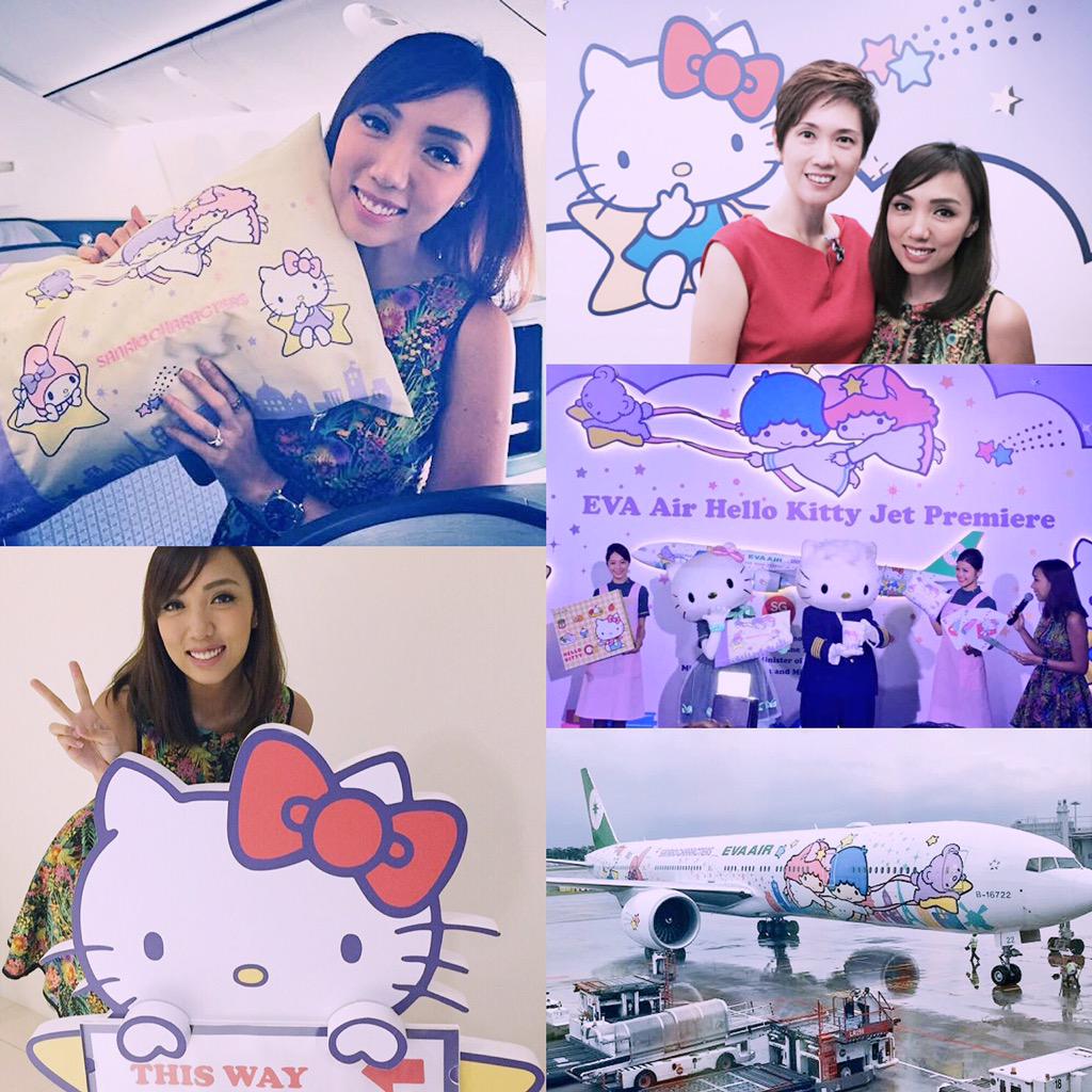 JeanDanker's tweet photo. senior minister of state 4 transport/finance mrs Josephine Teo listens 2 my radioshow! *happydance* #evaairhellokitty http://t.co/fBMls18Hnd