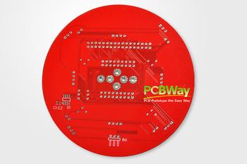 alicepcbway's tweet photo. 1.6 mm, double sided, round shape, immersion gold PCB. http://t.co/31RSsTq32u http://t.co/SNRgWRxtbz